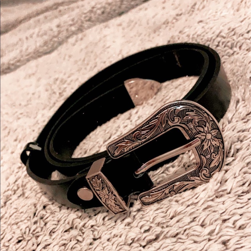 floral western style belt